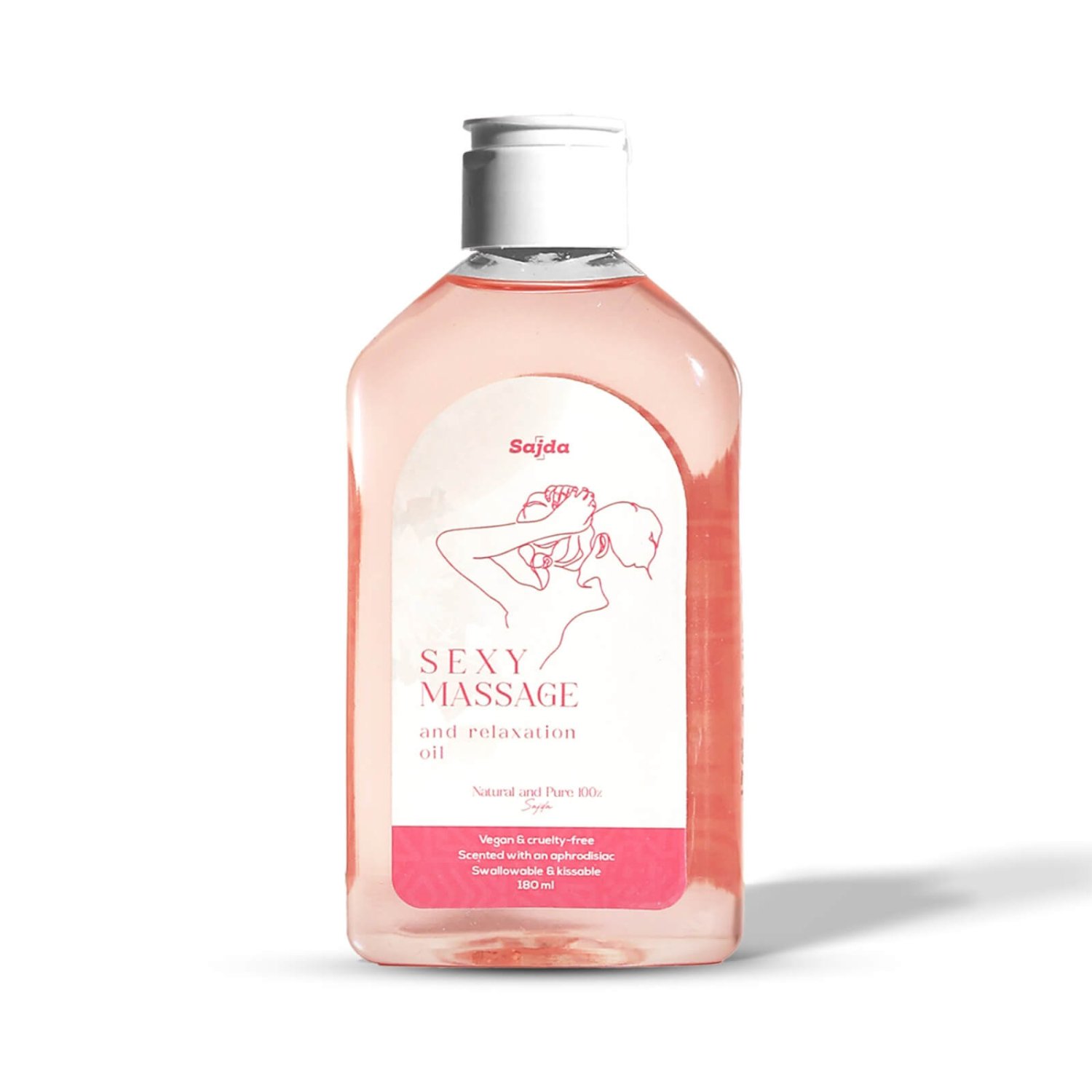 زيت المساج الطبيعي للإسترخاء قابل للتذوق